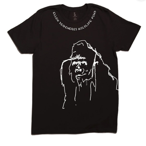 {ED Ellen Degeneres} The Wildlife Fund Gorilla Tee - Picture 1 of 8